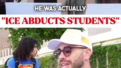 No, ICE does not abduct college students 😆