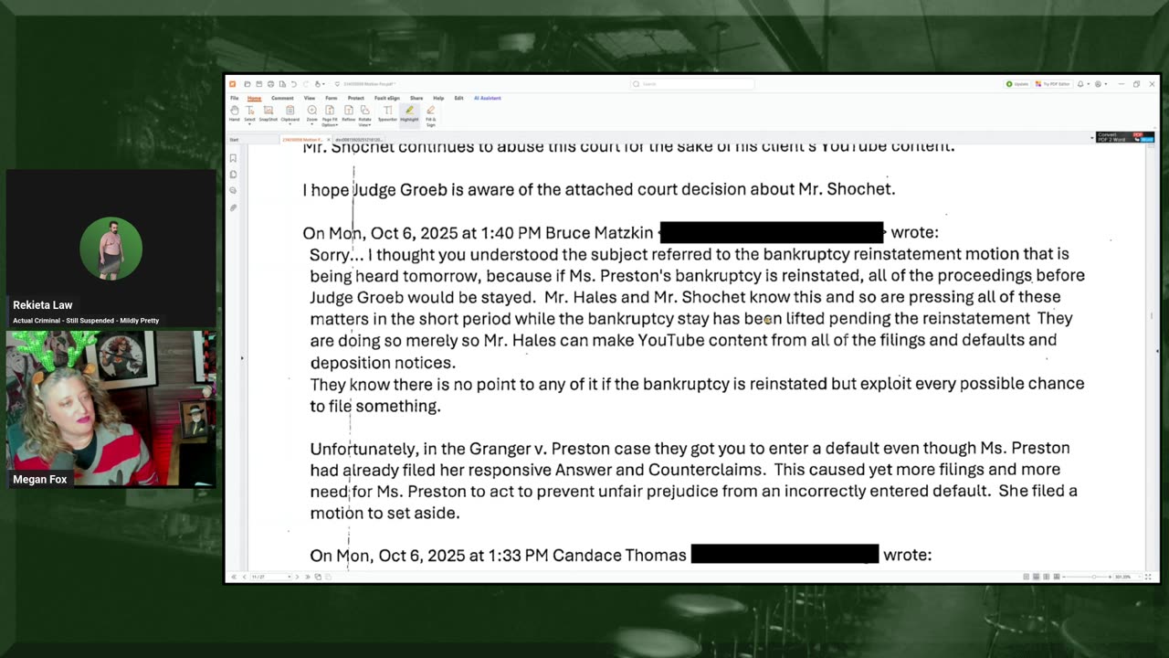 BREAKING NEWS IN HALES CASE: Featuring Megan Fox - ALSO: Revisiting my Birthday