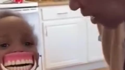 where did her dentures go?!
