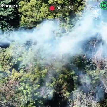 Ukrainian Drones Going After A Russian Comms Base Set Up in the Treeline