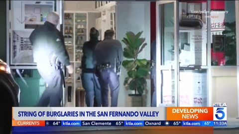NEW: String of burglaries have San Fernando Valley residents on edge ~ Police Frequency