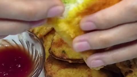 Bread Pakoda ASMR Cooking #shorts #asmrcooking #breadpakoda #youtubeshorts