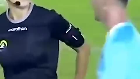 Female Referee Got Swag! 🔥⚽ | #shorts #funny #referee #football