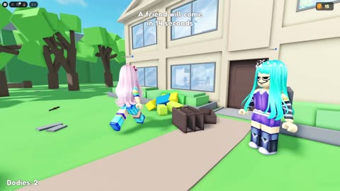 😱 HIDE THE BODY in Roblox… They ALMOST Caught Us! 🫣💀