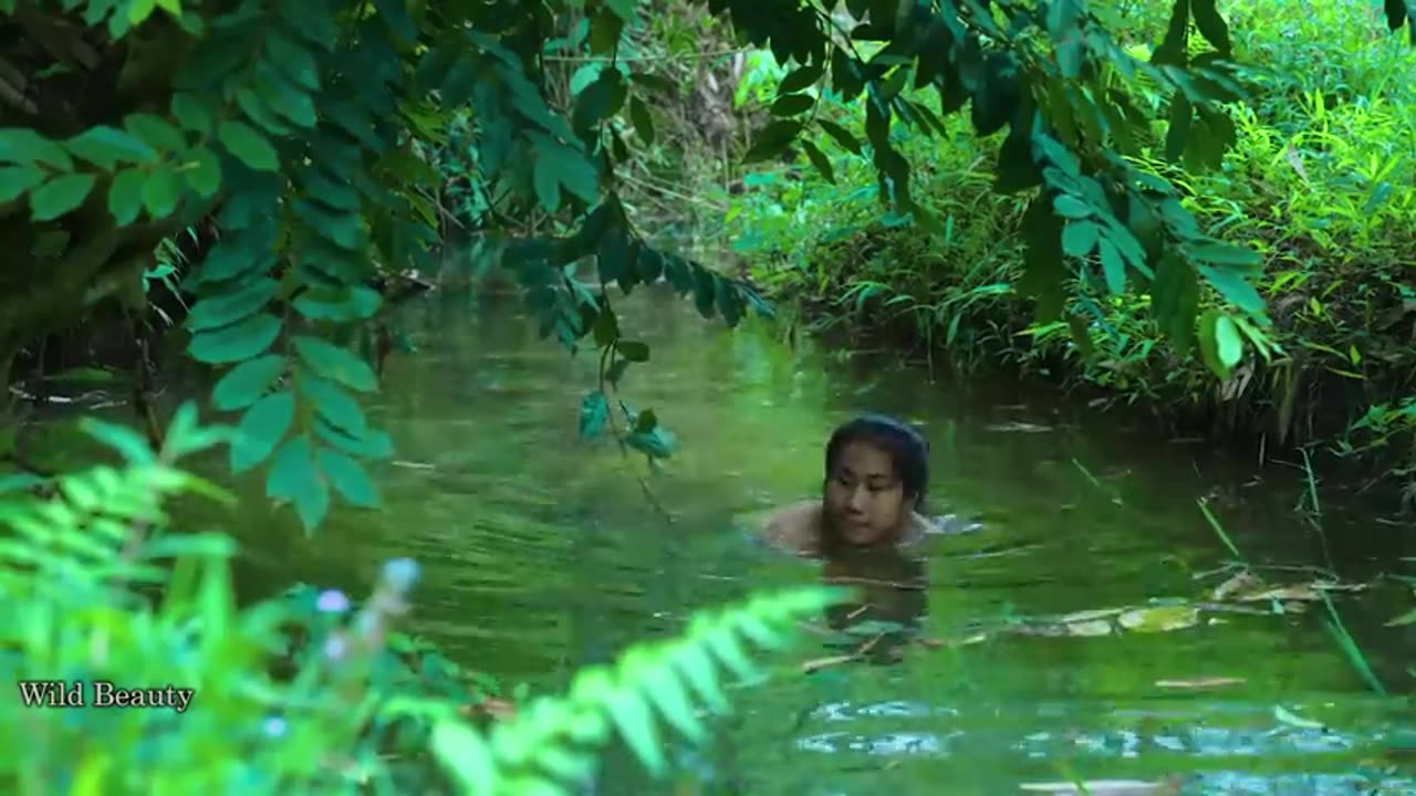 Full-video: 20 Days Building Cabin in the Bamboo Forest - Alone Determined from Start to Finish