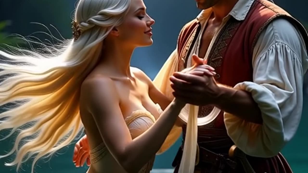 Moonlit Vow by the Water, AI Video