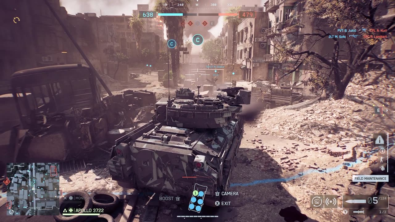 BF6 Tank and APC gameplay