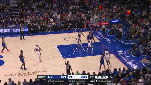 NBA - THIS BALL MOVEMENT FROM NEW YORK!!