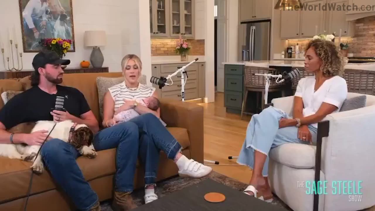 Swimmer Riley Gaines explain why they haven’t vaccinated her Baby.