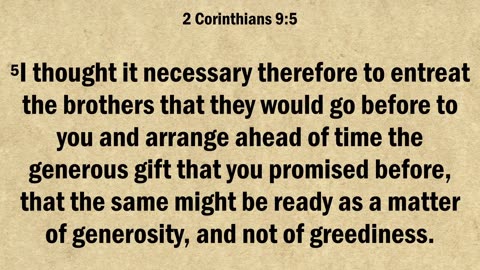 2 Corinthians 9