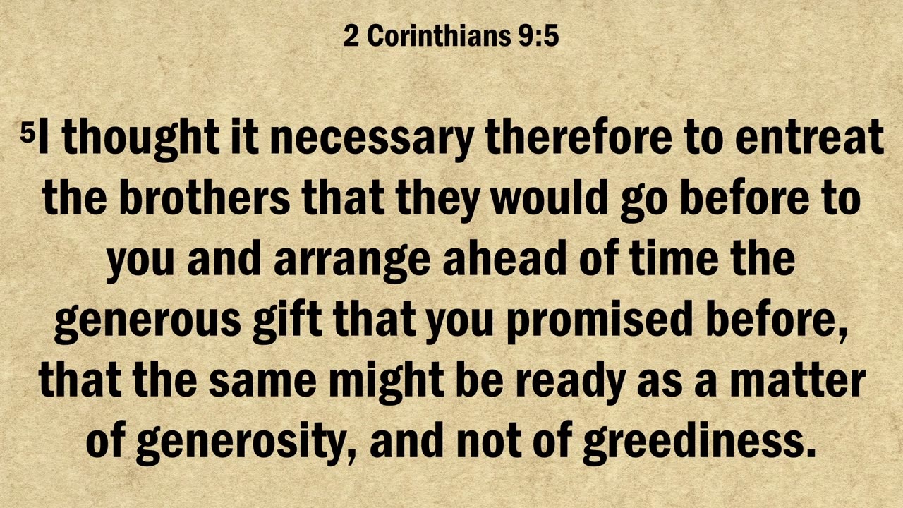 2 Corinthians 9