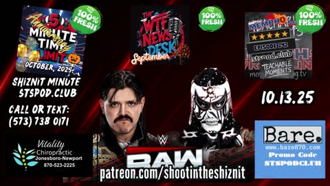 SHIZNIT MINUTE 10.13.25 - BT TALKS MONDAY MORNING RAW!!