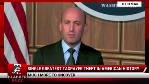 Single Greatest Taxpayer Theft in American History