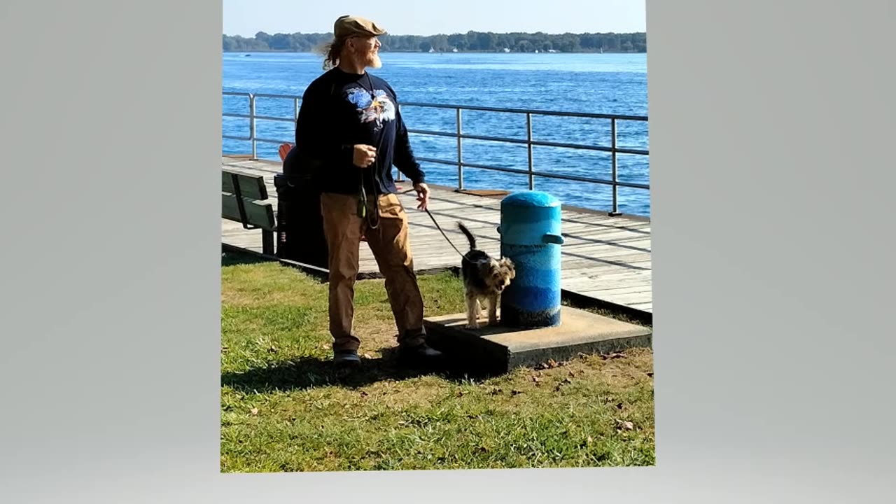 A fun day by the water with Roscoe 10-4-25 !!!