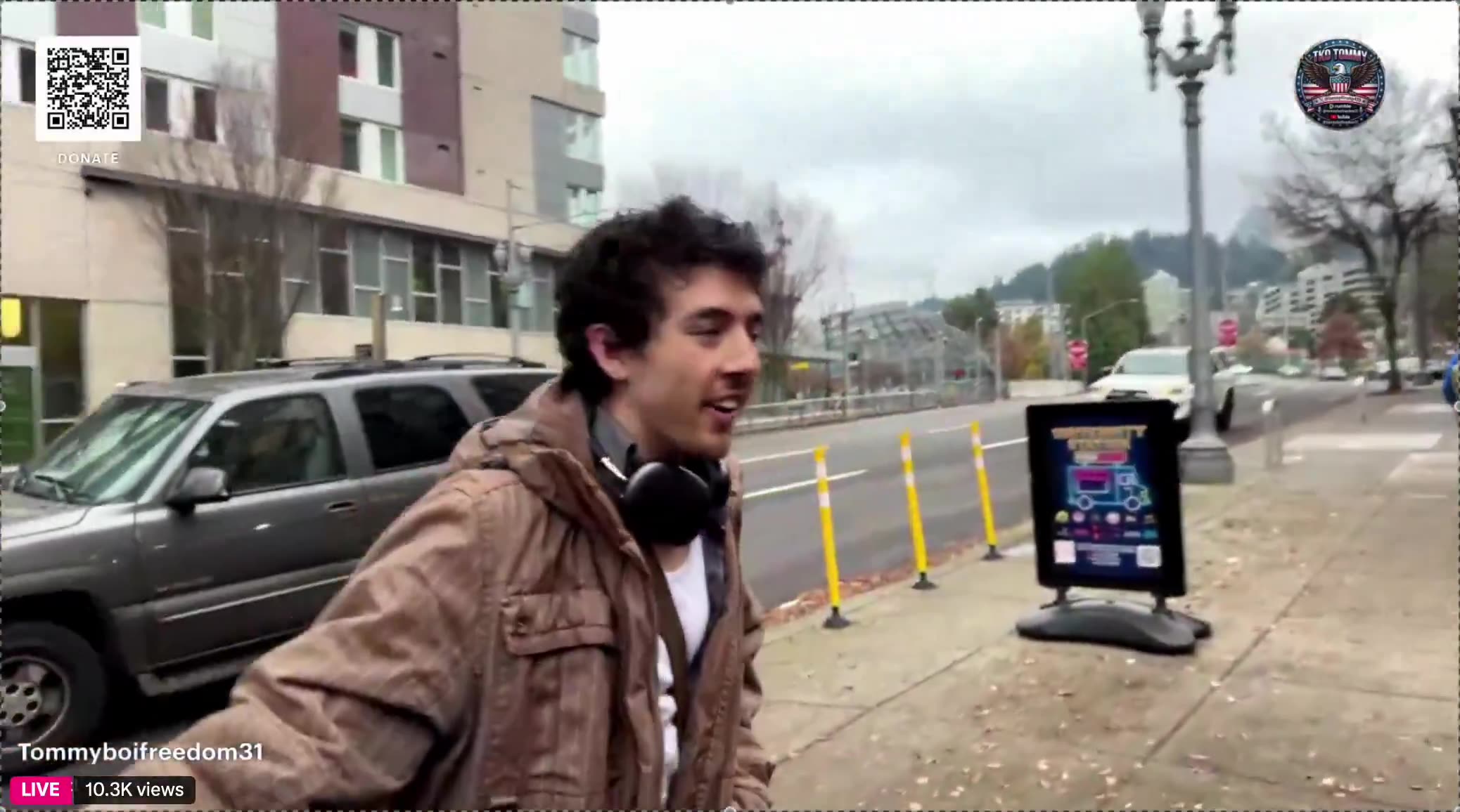 Guy who just hit Tommy @Tommy4Trump420