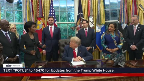 President Trump Participates in a Visit with the Foreign Ministers of the Congo and Rwanda