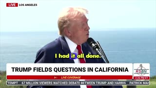 Trump warned about California not having Enough Water