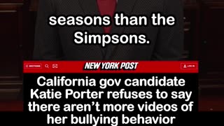 Katie Porter Refuses to Rule Out More Bullying Videos