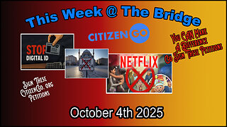 This Week At The Bridge with Tine - Part 1 of 2 - Citizen Go Petitions, you can do something