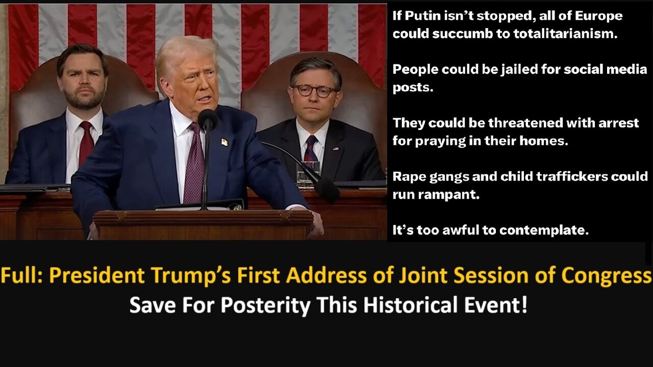 Full: President Trump’s First Address of Joint Session of Congress 3.4.2025 9PM ET