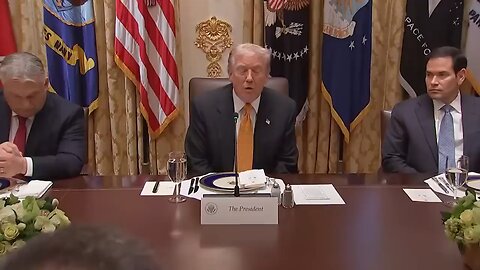"U.S. Forced Europe Into This War" Orbán Shocking Remarks at White House