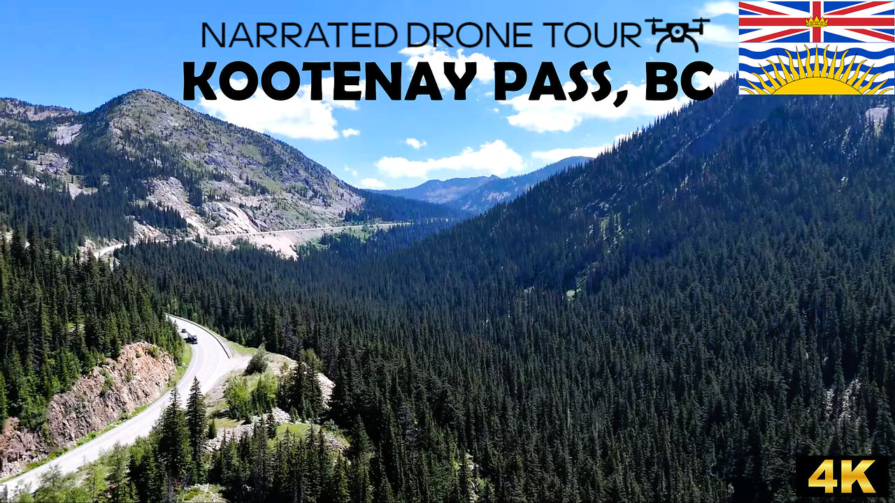 ⛰️ Kootenay Pass, British Columbia 🌲 | 4K Drone