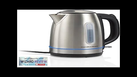 Hamilton Beach Electric Tea Kettle Water Boiler & Heater 1.7 Liter Cordless Review