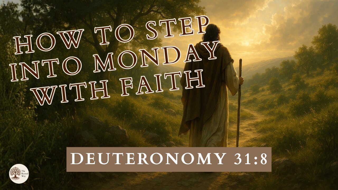 How to Step Into Monday with Faith Deuteronomy 31:8