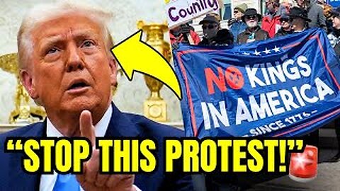 🚨Trump's White House Just PANICKED Over "NO KINGS DAY" Protest
