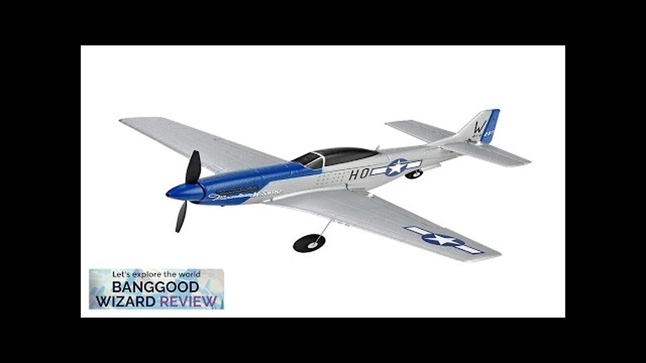 TOP RC HOBBY Mini P51D 450mm Wingspan 2.4GHz 4CH EPP 6-Axis Gyro Review