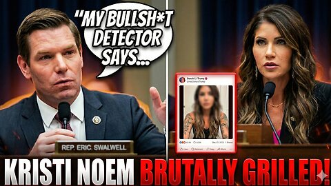 🟢 LIVE NOW: “US House ERUPTS: Kristi Noem EXPOSED — ‘My Bullsh*t Detector Says…’ Trump Pic Inquiry Turns CHAOTIC!”