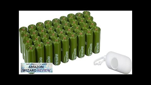 Amazon Basics Leak Proof Dog Poop Bags with Dispenser and Leash Clip Review