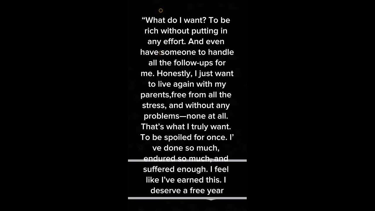 What everyone really wants!