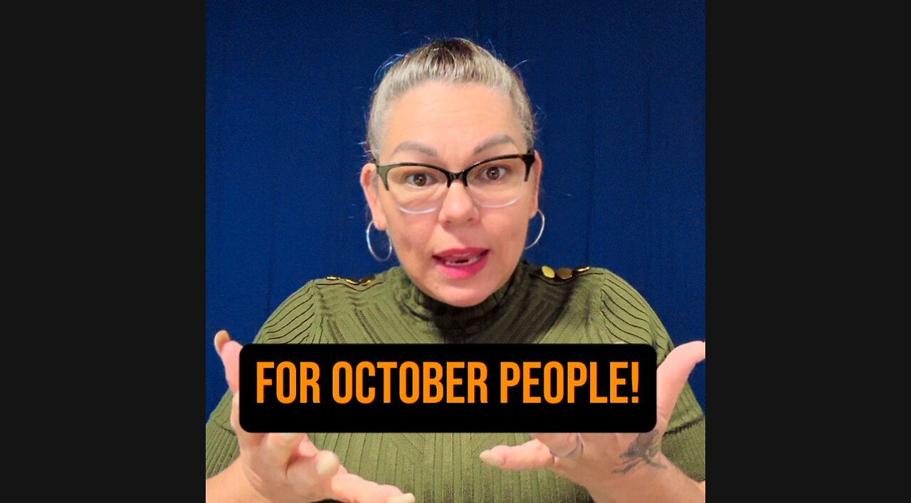 For October People! 🎉 #birthday #asl #deaf #signlanguage