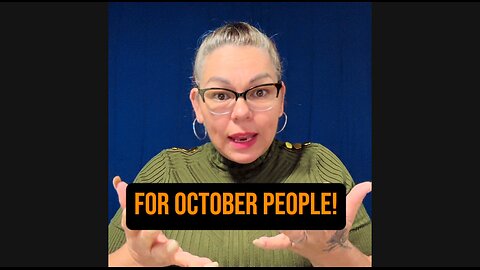 For October People! 🎉 #birthday #asl #deaf #signlanguage