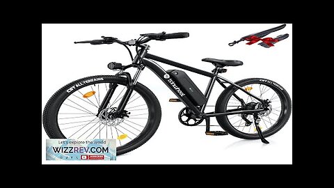 isinwheel M10 Electric Bike Adult 500W 26" Commuting Electric Mountain Bike 20MPH Review