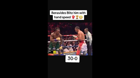 Benavidez Blitz him with hand speed 💥🥊