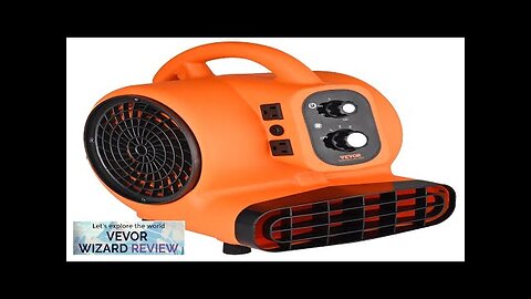 VEVOR Floor Blower 1/4 HP 1000 CFM Air Mover for Drying Review