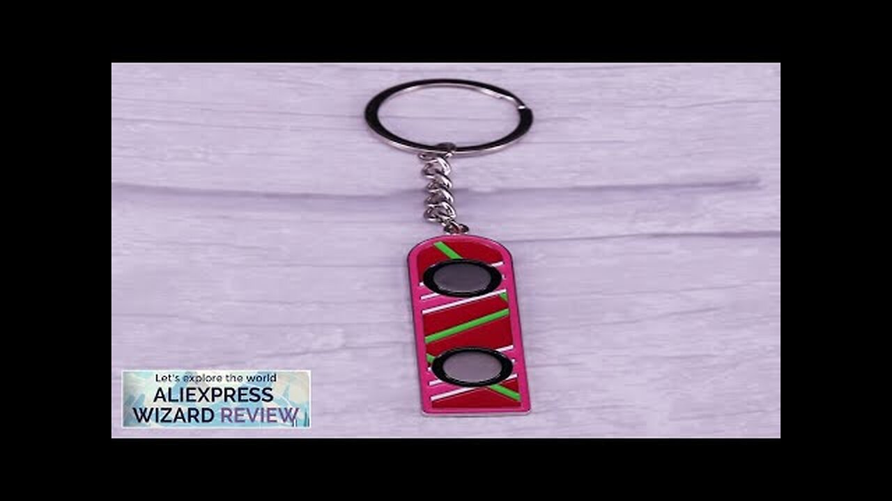 Back To The Future Hoverboard Keyring Marty McFly Hover Board Keychain 80s Review