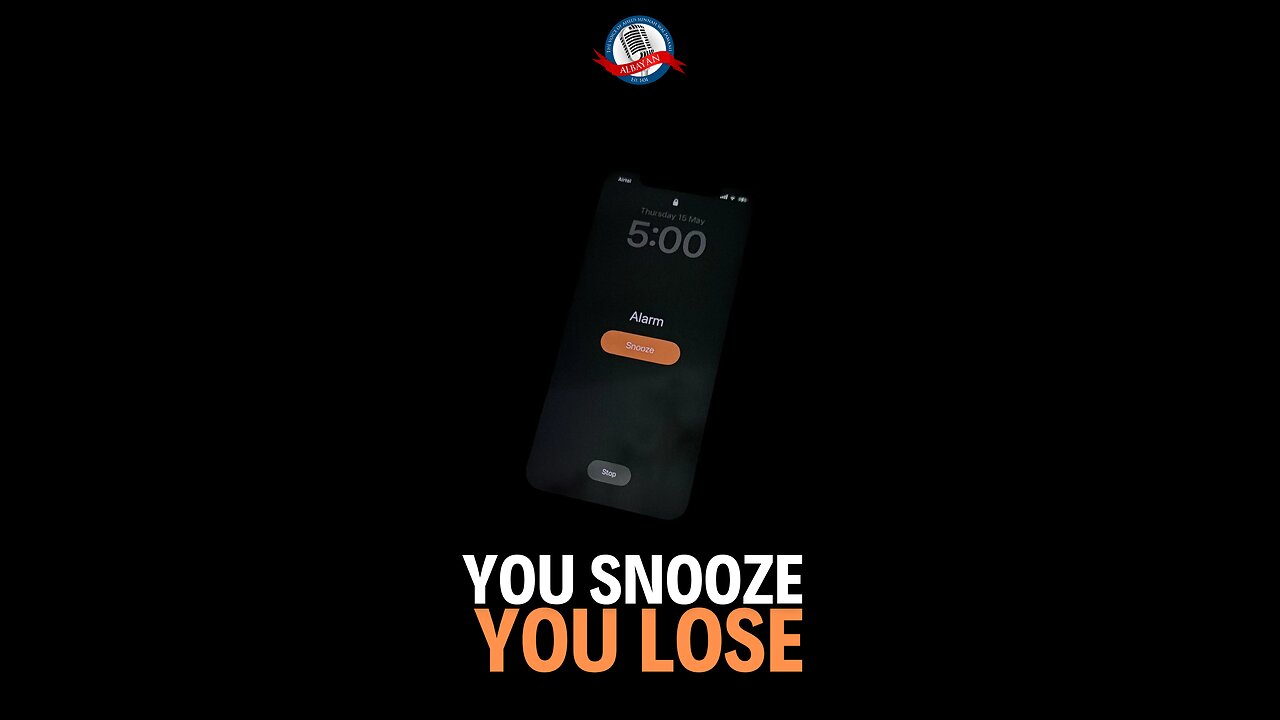⏰️ You Snooze 😴 You Lose👎 #Fajr #5MoreMintues #Prayer #Salah #Islam #Muslim