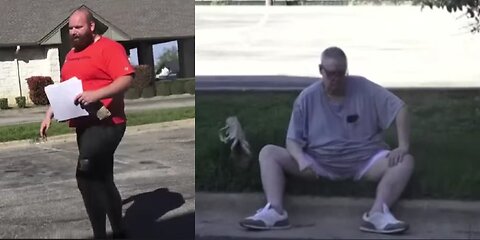 Two fat fuckers: one, a pedophile, the other, racist red neck-beard