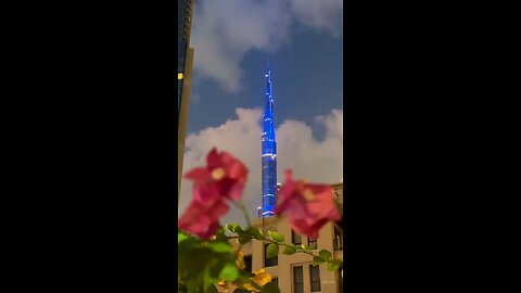 A Beautiful relaxing Moments | Burj Khalifa 😍 #love #viralvideo #burjkhalifa #peaceful #luxury