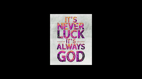 I don’t believe in bad or good lucks. It’s all God’s plans. 🙏❤️