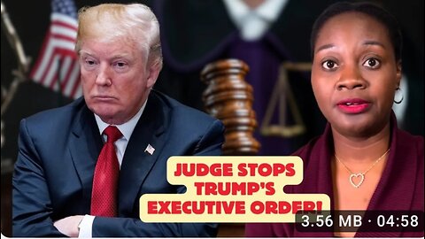 Judge Stops Trump's Executive Order!