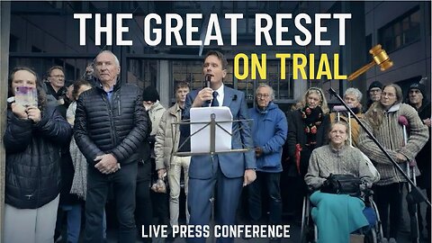 Press Conference on Lawsuit against Bill Gates and The Great Reset