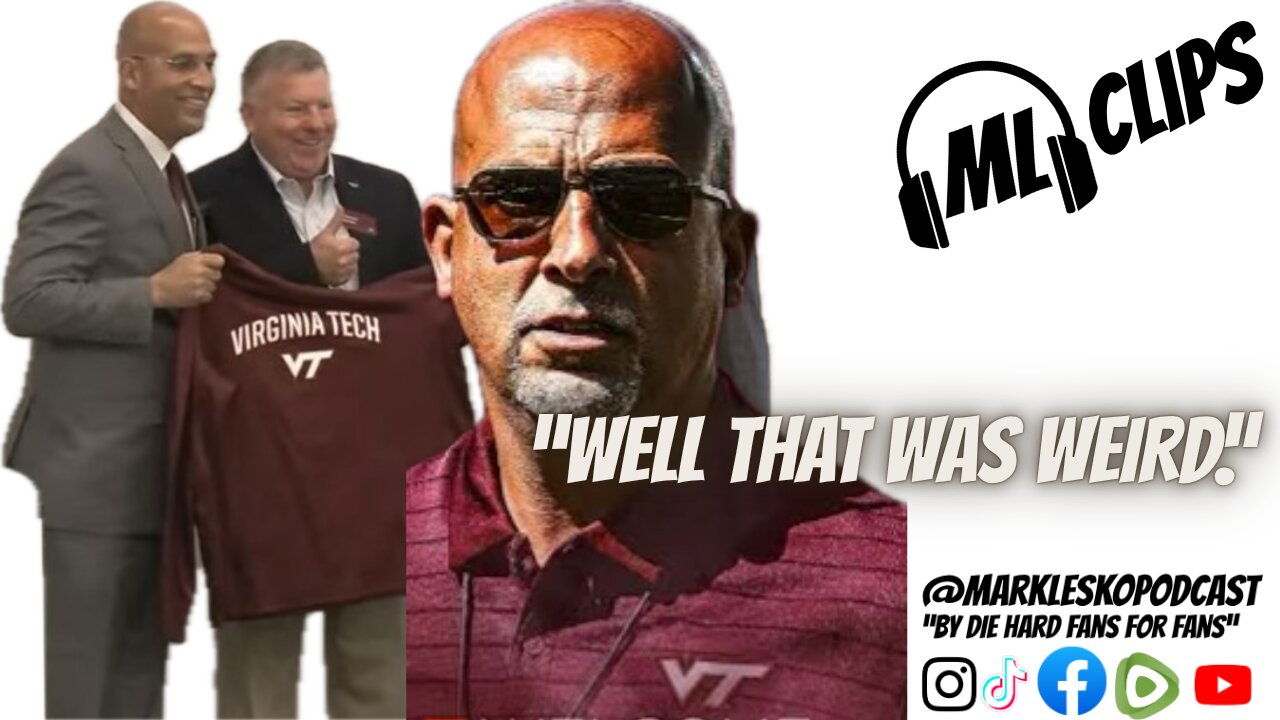 James Franklin speaks at Virginia Tech #collegefootball