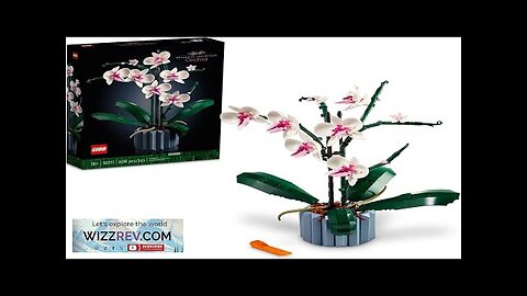 LEGO Icons Orchid Artificial Plant Building Set with Flowers Home Décor Gift Review