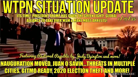 WTPN SIT/UP: ITS TIME! PRES! TRUMP HAS GIVEN THE GREEN LIGHT! TAKEOVER OF MSM & ARRESTS!