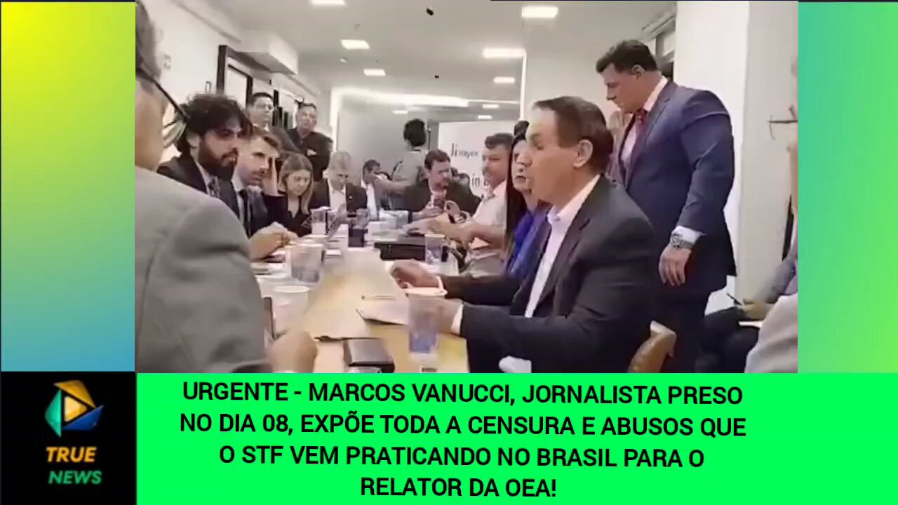 URGENTE - Marcos Vanucci, jornalista preso no dia 08, expõe toda a censura e abusos que o STF