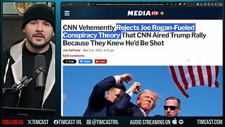 CNN PANICS After Joe Rogan Questions Them Streaming Trump Assassination Attempt But NO OTHER Rally